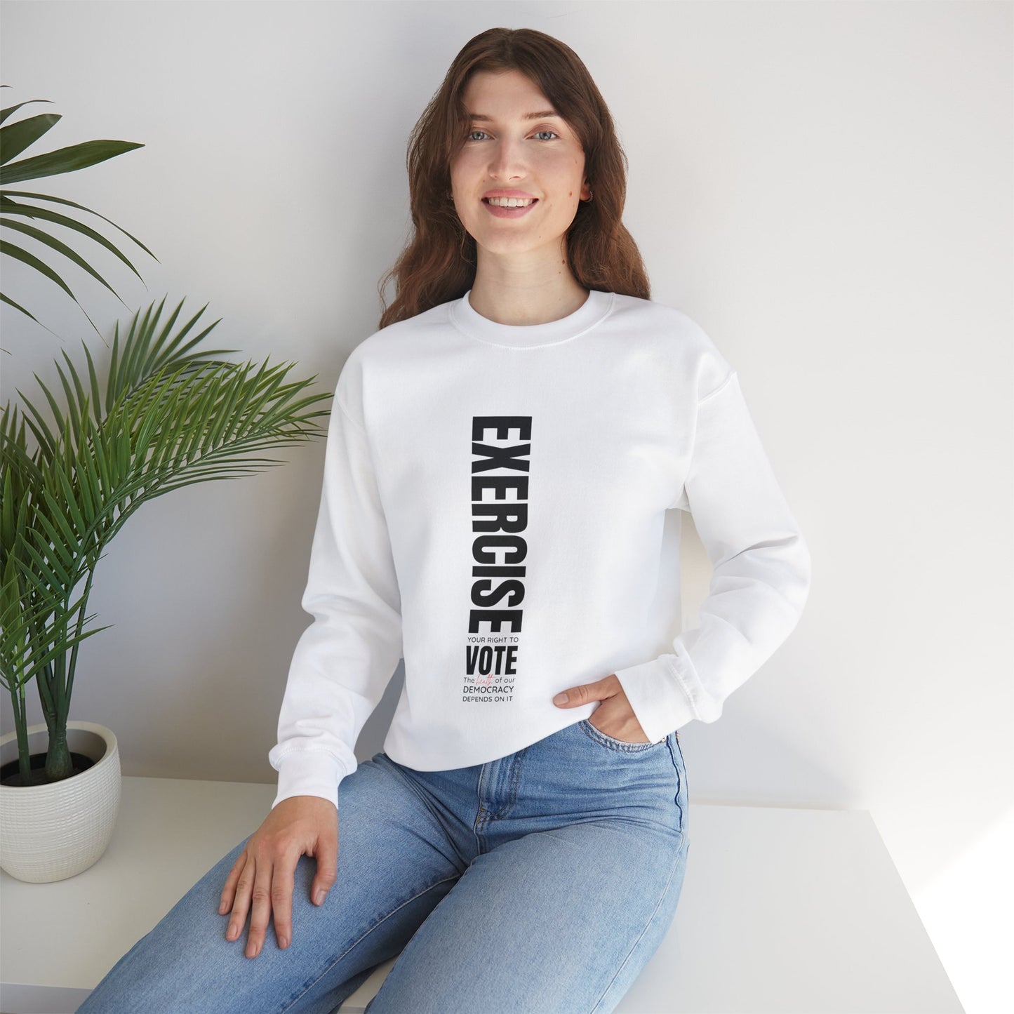 Healthy Democracy Unisex Heavy Blend™ Crewneck Sweatshirt