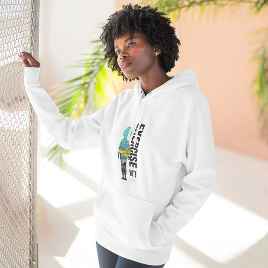 Healthy Democracy Three-Panel Fleece Hoodie